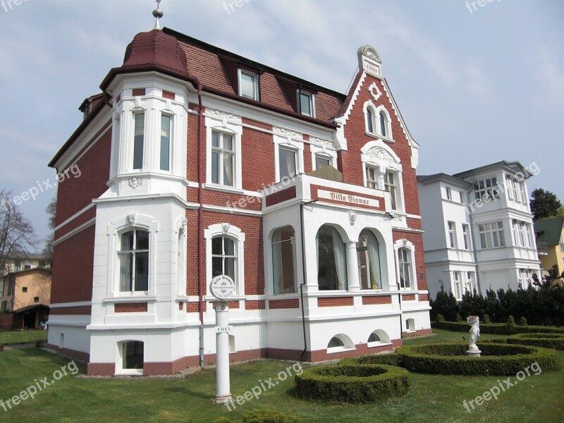 Bansin Usedom Island Mecklenburg Western Pomerania Architecture