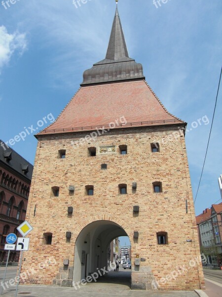 City Wall Rostock Town Fortifications Middle Ages Hanseatic League