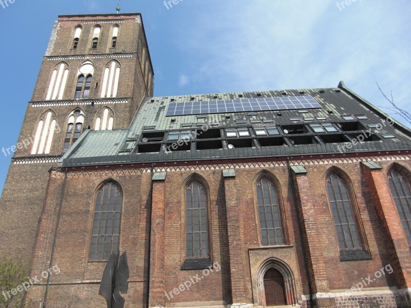 Nikolai Church Rostock Hanseatic League Hanseatic City Baltic Sea