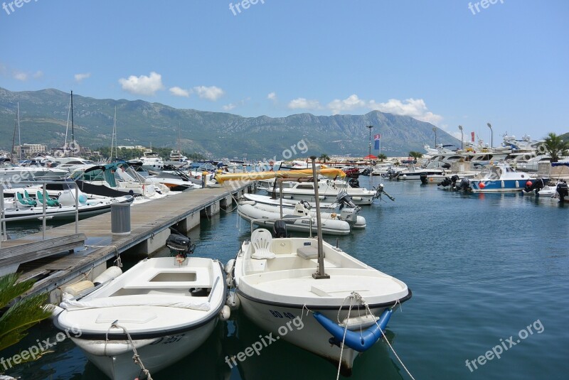 Sea Summer Vacation Boats Pier