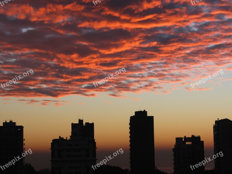 Sunrise Building Architecture City Sky