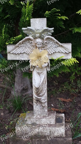 Angel Cross Church Religion Cemetery