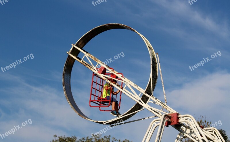 Theme Park Rotary Wheel Child Boy Fun