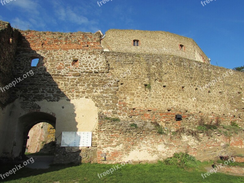 Castle Castle Gate Castle Wall Güssing Free Photos