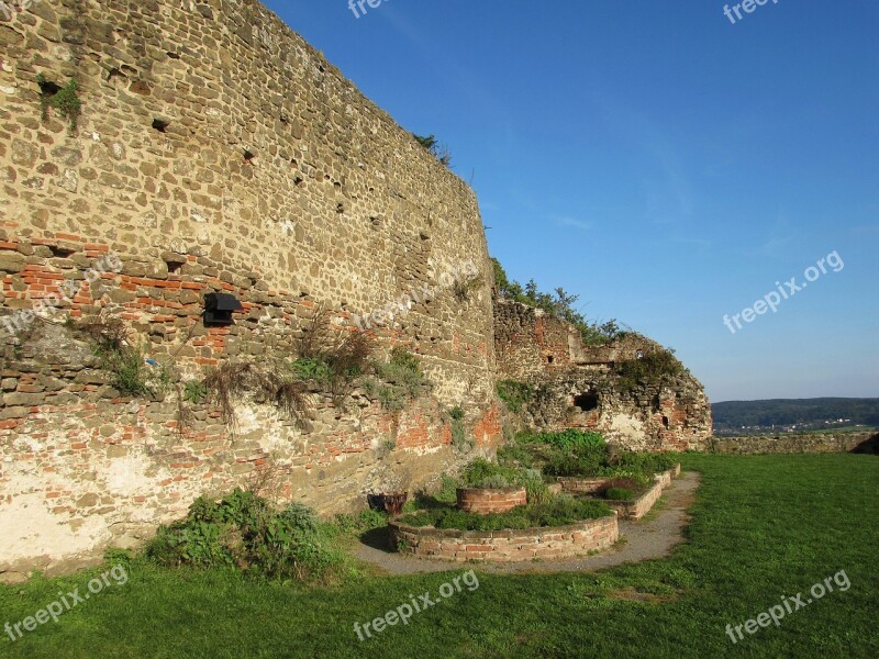 Castle Wall Castle Middle Ages Güssing Free Photos