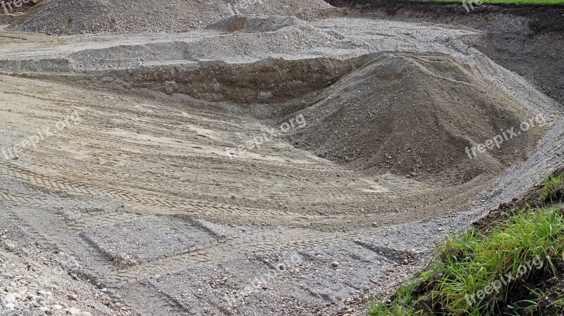 Sand Pit Sandpit Material Road Construction