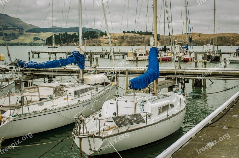 Sailboat Sea Ocean Landscape Nature