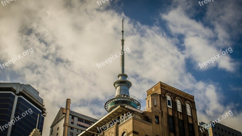 Building Tower New Zealand City Architecture