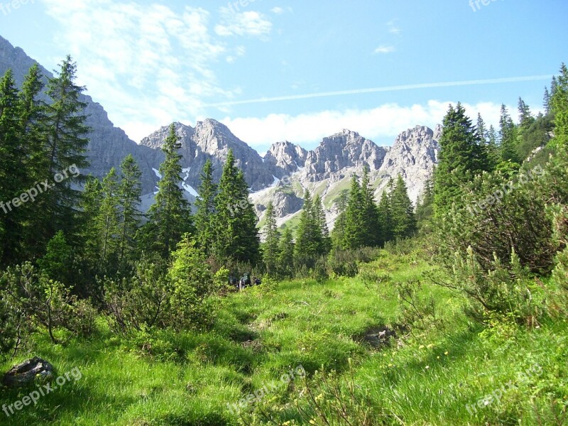 The Alps Landscape Mountains Nature View