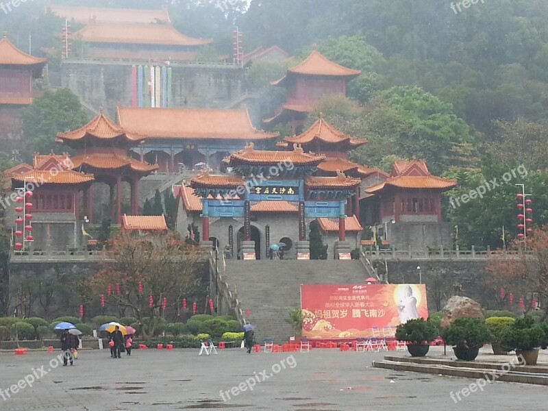 Pagoda Roofs Traditional Temple Asia