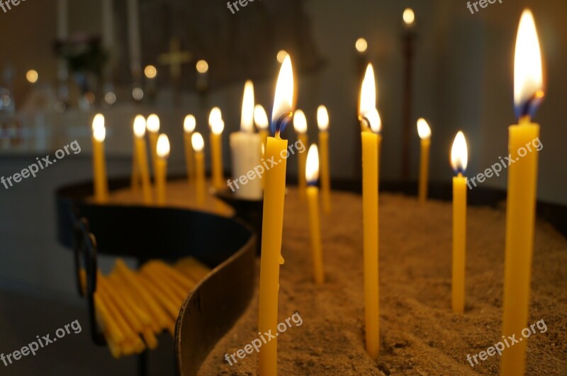 Candles Light Carrier Intercession Free Photos