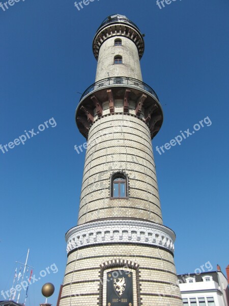 Warnemünde Seaside Resort Baltic Sea Lighthouse Free Photos