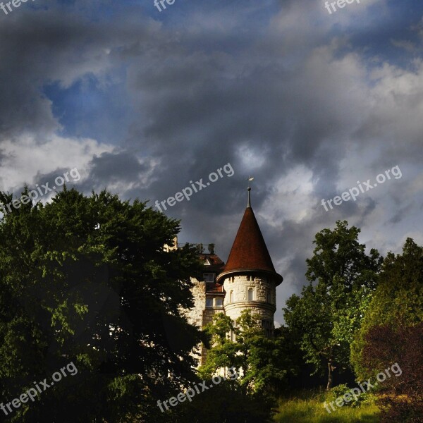 Haunted House Castle Schaffhausen Rhine Tower