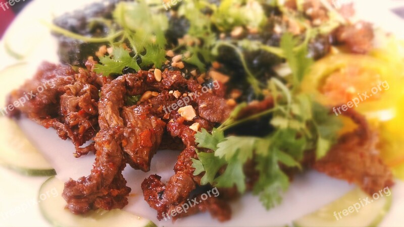 Beef Spicy Vietnamese Cuisine Meal