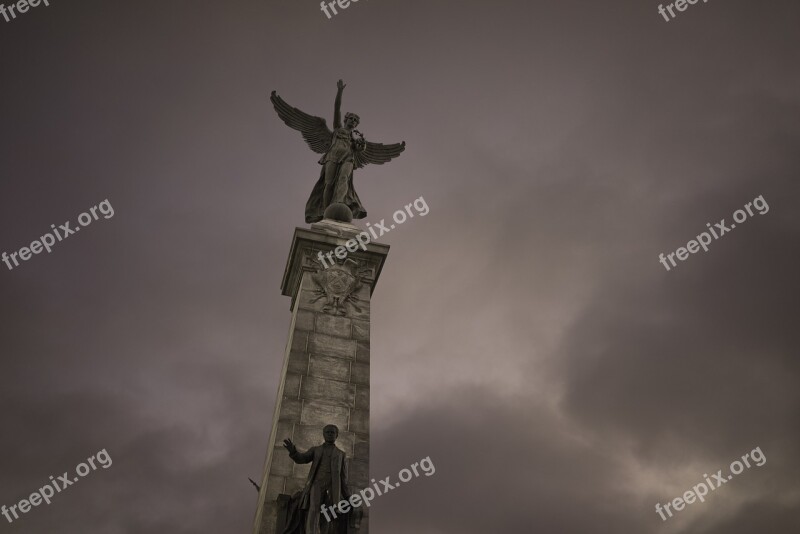 Renommee Monument Sir George-etienne Cartier Sculptor George William Hill