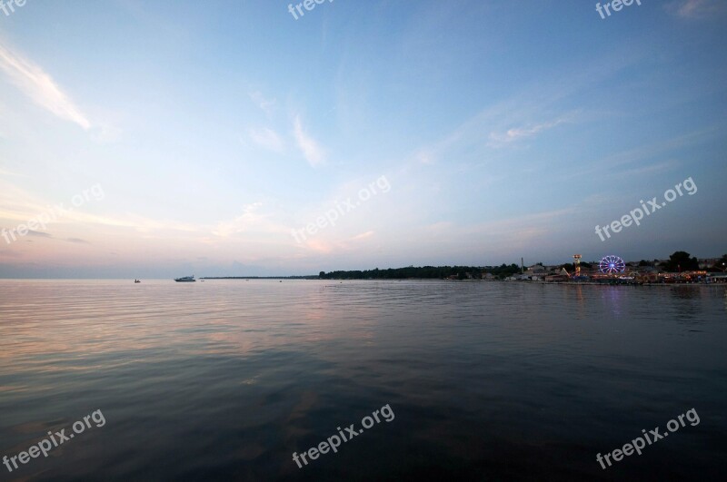 Landscape Porec August Water Sea