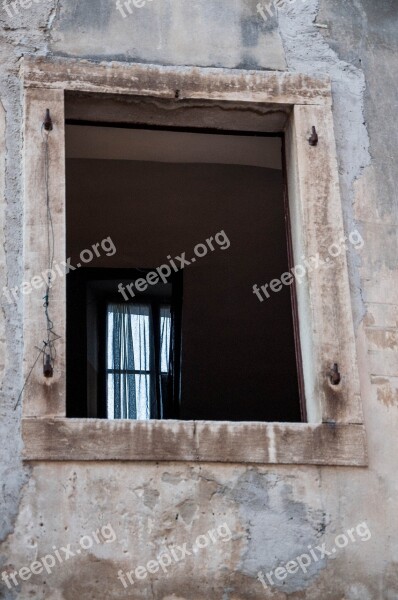 Inside House Window Glimpse Croatia