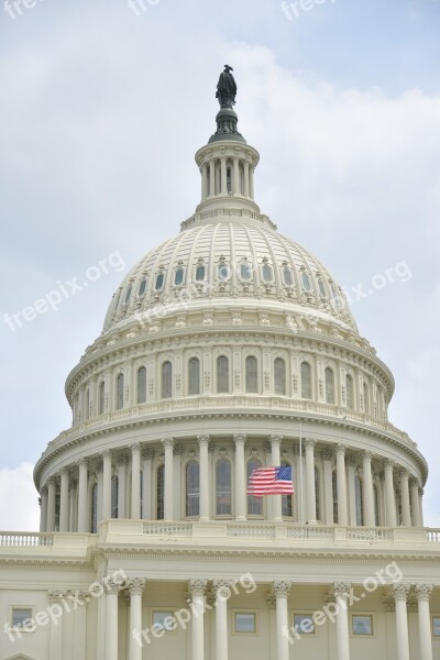 Us Capitol Washington Dc America Government Politicians