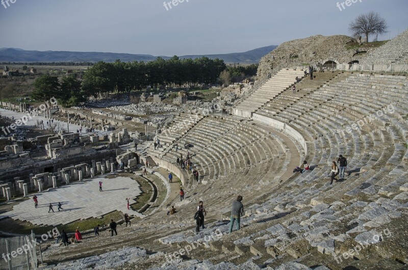 Turkey Ephesus Stage Free Photos