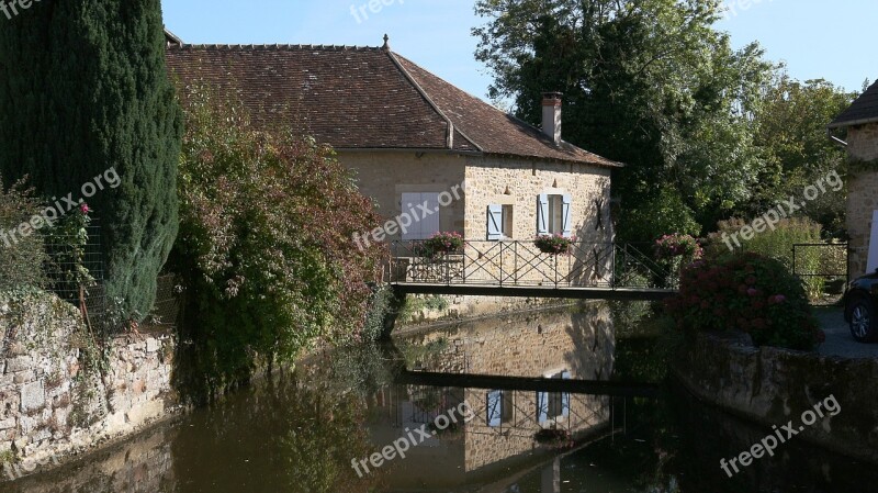 Water Courses Reflections River Reflection House