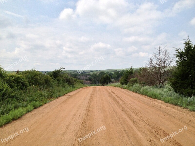 Dirt Road Road Landscape Rural Countryside