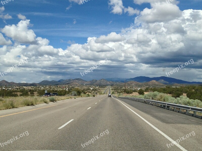 Highway Road Travel Landscape Way