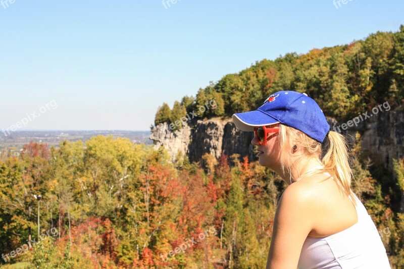 Girl Nature Travel Outdoor Landscape