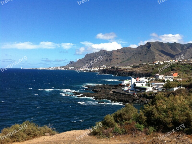 Techina Tenerife Canary Islands Costa Landscape