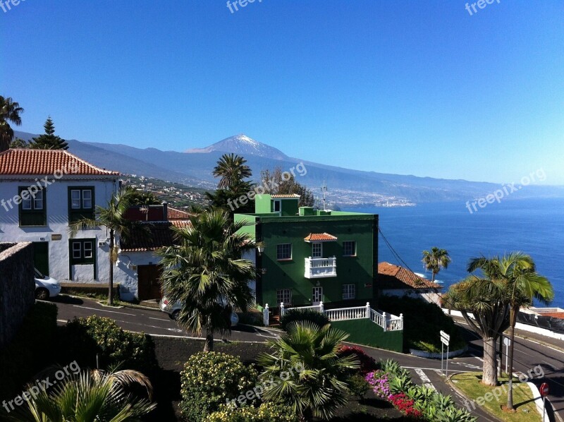 Santa úrsula Landscape Teide Volcano Tenerife