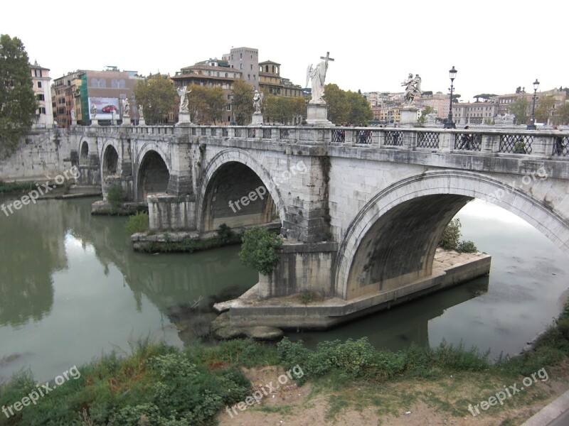 Rome Italy Tiber River Fiume Tevere