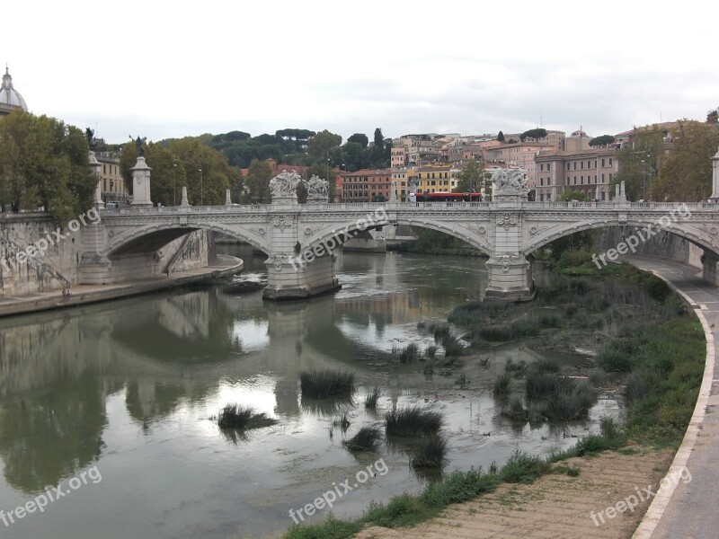 Rome Italy Tiber River Fiume Tevere