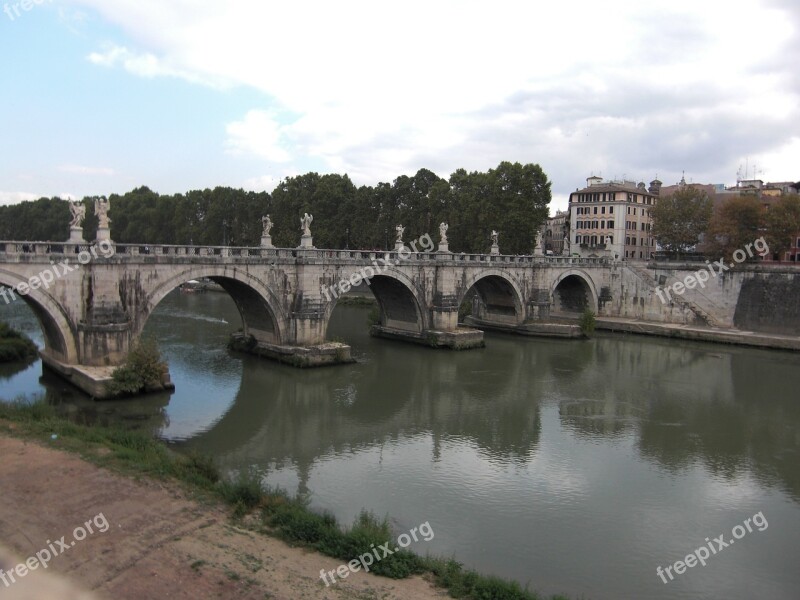 Rome Italy Tiber River Fiume Tevere