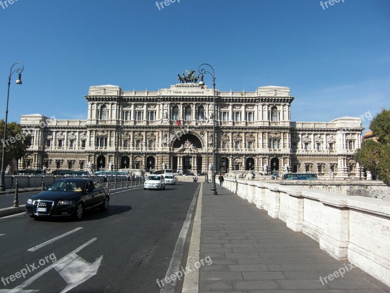 Rome Italy Palace Palazzo Di Giustizia Courthouse