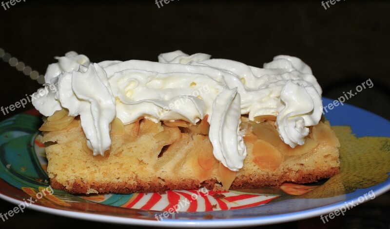 Apple Pie Cake Sweet Delicious Food