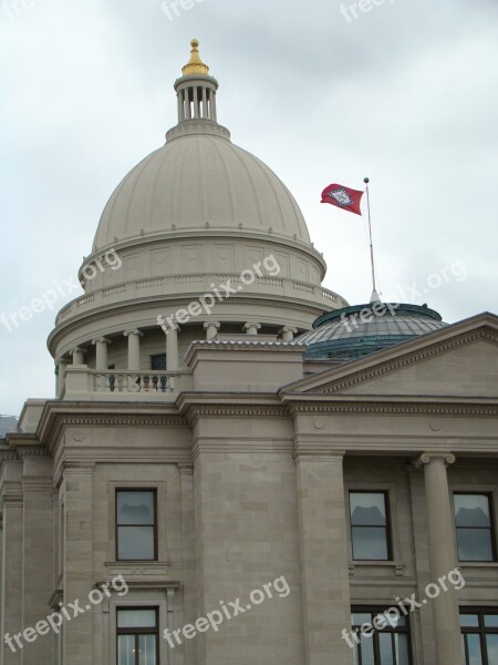 Capitol Building Arkansas Dome Usa Free Photos