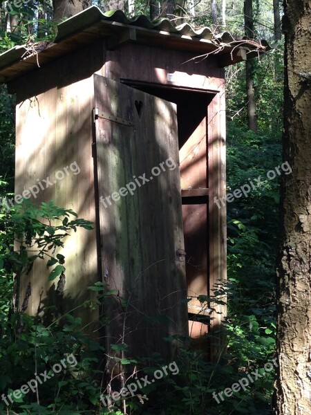 Toilet Forest Wc Toilet Cabin Nature