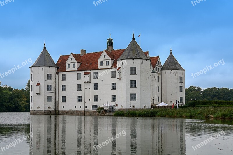 Wasserschloss Glücksburg Noble Old Ancient Times Antique