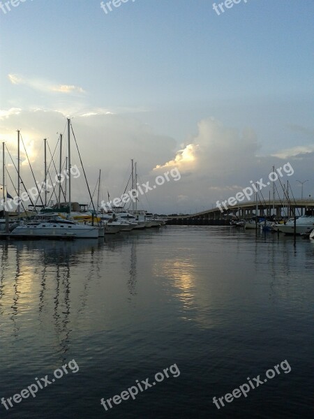 Sailboats Water Ocean Ship Sail