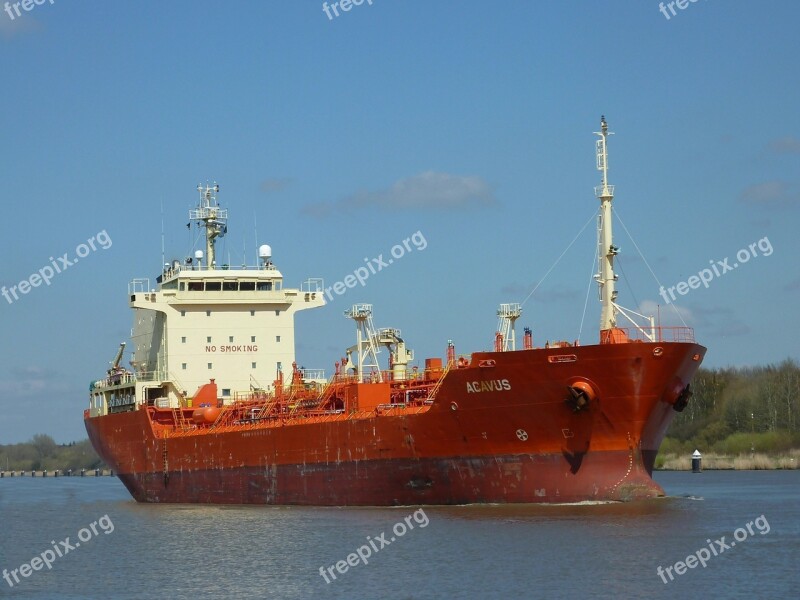 Ship Shipping Tanker Nok Acavus