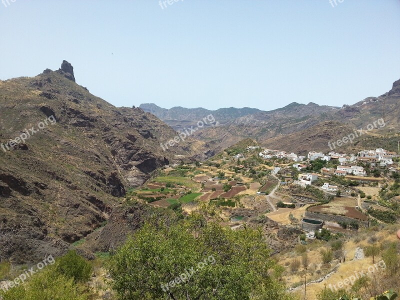 Gran Canaria Canary Tejeda Free Photos