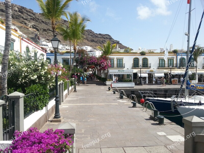 Puerto De Mogan Gran Canaria Channels Free Photos