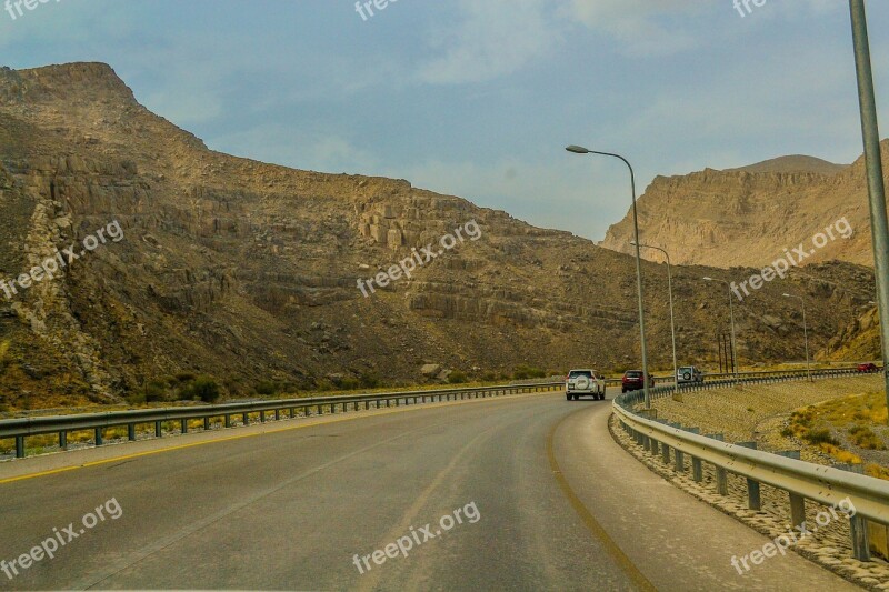 Street Travel Car Mountain Jebel Akhdar