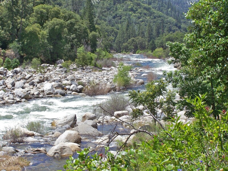 Water Rocks Landscape River Stone