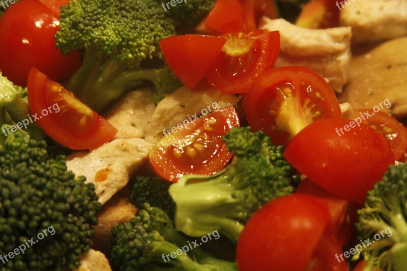 Salad Tomato Nutrition Health Green