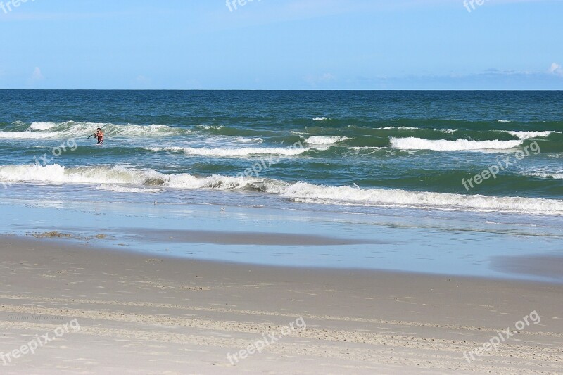 Myrtle Beach South Carolina Beach Waves Ocean