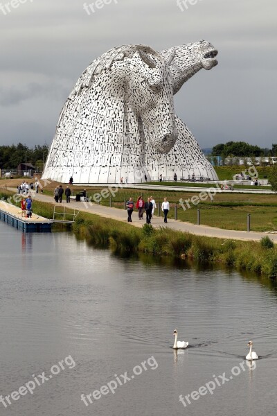 Statue Monument Steel Metal Horse