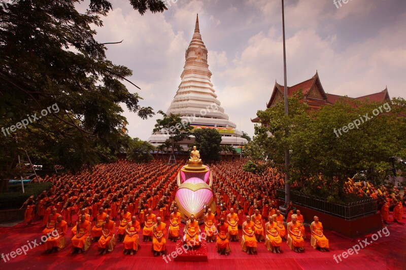 Ceremony Supreme Patriarch Buddhists Patriarch Priests