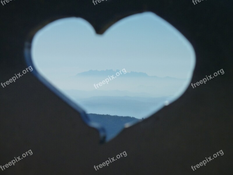 Heart Montserrat Satins Peguera Sky Free Photos