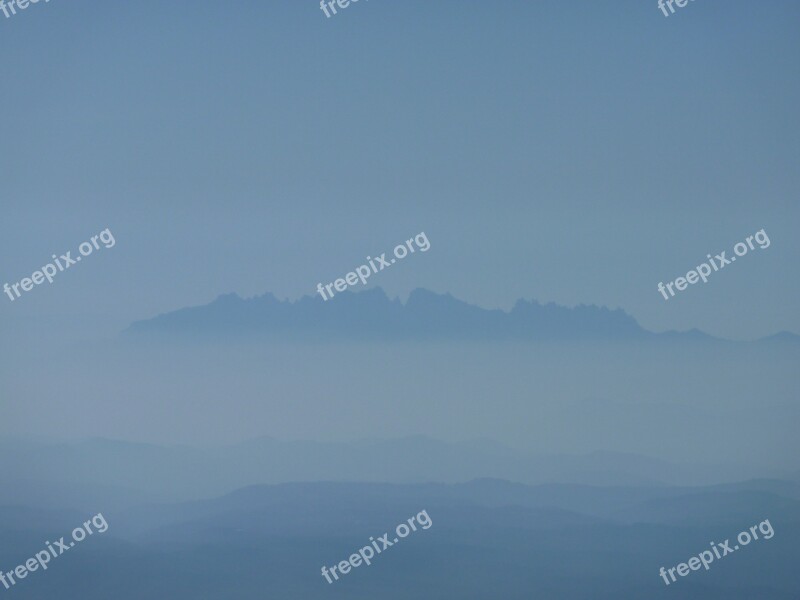 Montserrat Clouds Horizon Satins Peguera Sky