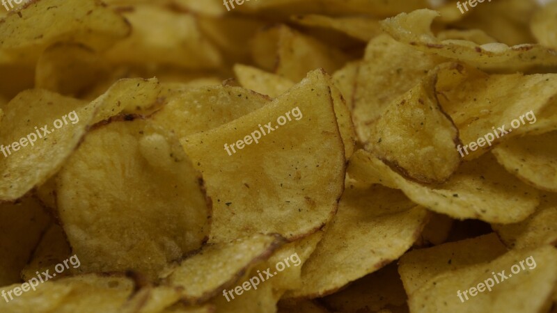 Chips Crisps Potato Food Snack